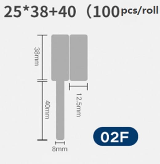 NIIMBOT B21/B3S Etykiety do KABLI 25*38mm 100szt