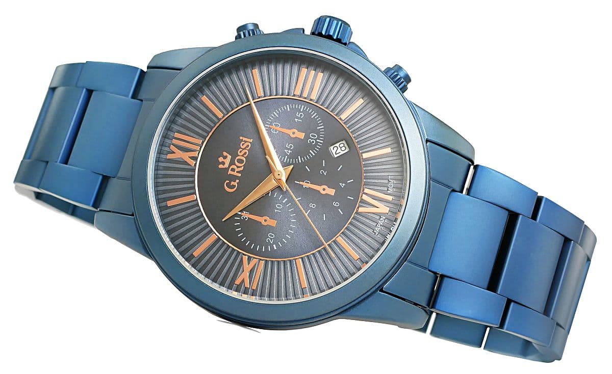 G.Rossi 6846B-6F3 Luksusowy Zegarek Męski z BOX-em ⌚