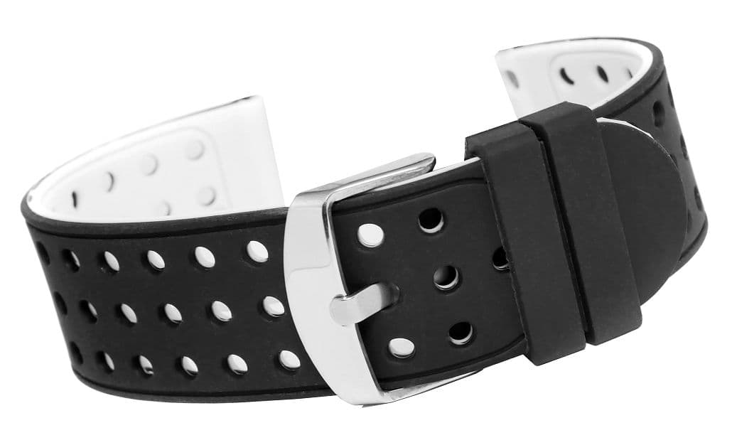 Elegancki biały silikonowy pasek U12-20-2 ⌚