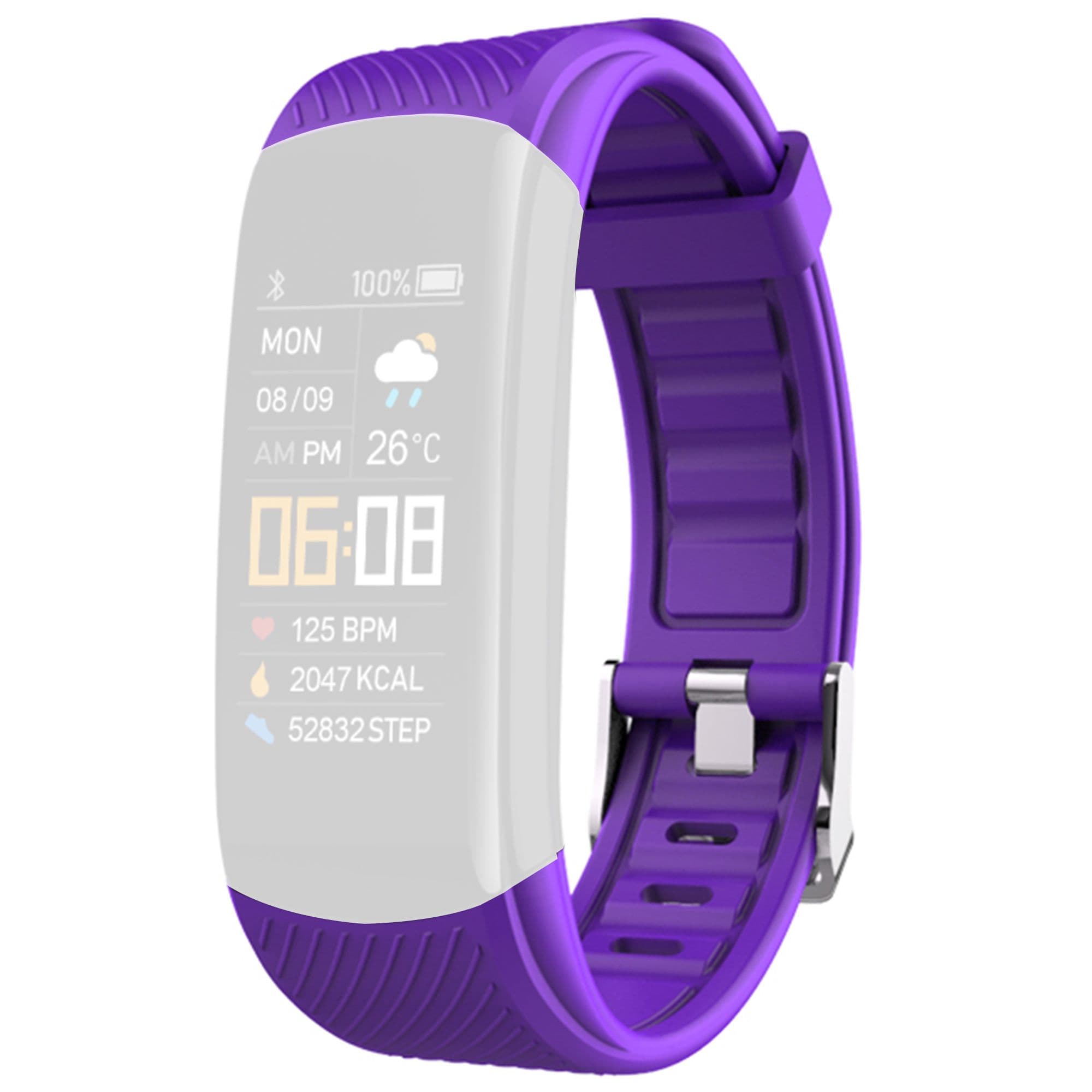 Elastyczny Pasek GIEWONT Fit&GO Flora Violet do GW200 🌸