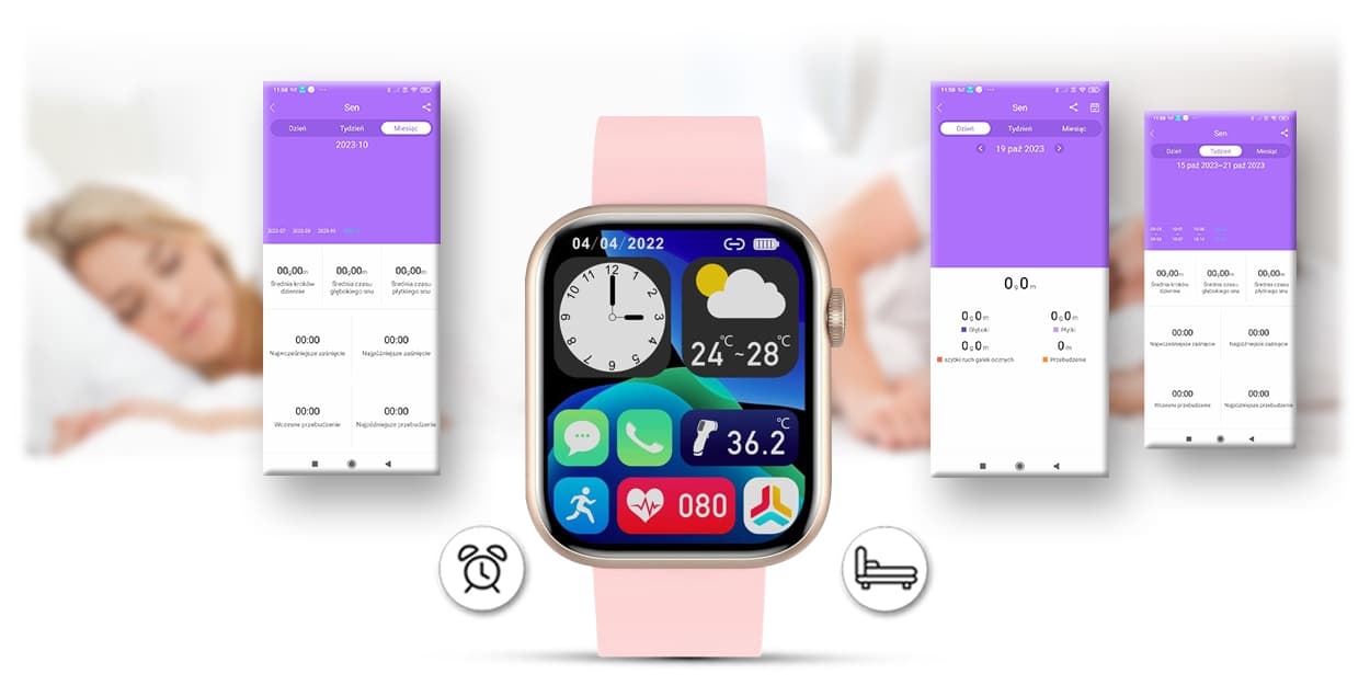 Elegancki damski smartwatch Gravity GT3-1 z fitnessem 🏃‍♀️