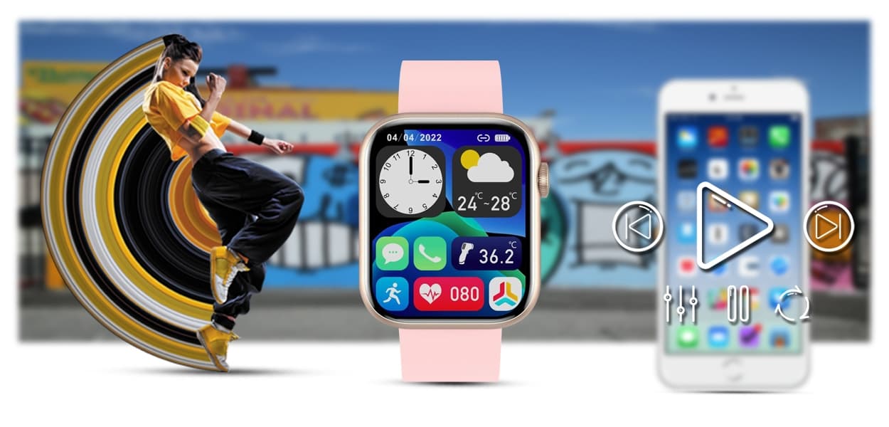 Elegancki damski smartwatch Gravity GT3-1 z fitnessem 🏃‍♀️