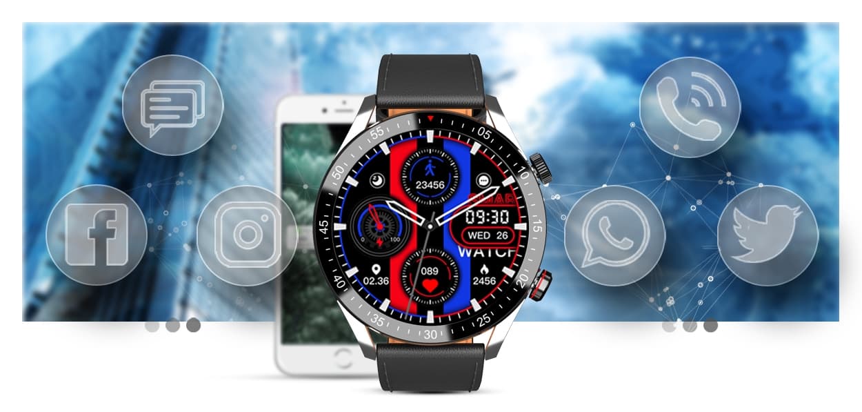 Męski Smartwatch Gravity GT4-5 z monitoringiem aktywności ⌚️