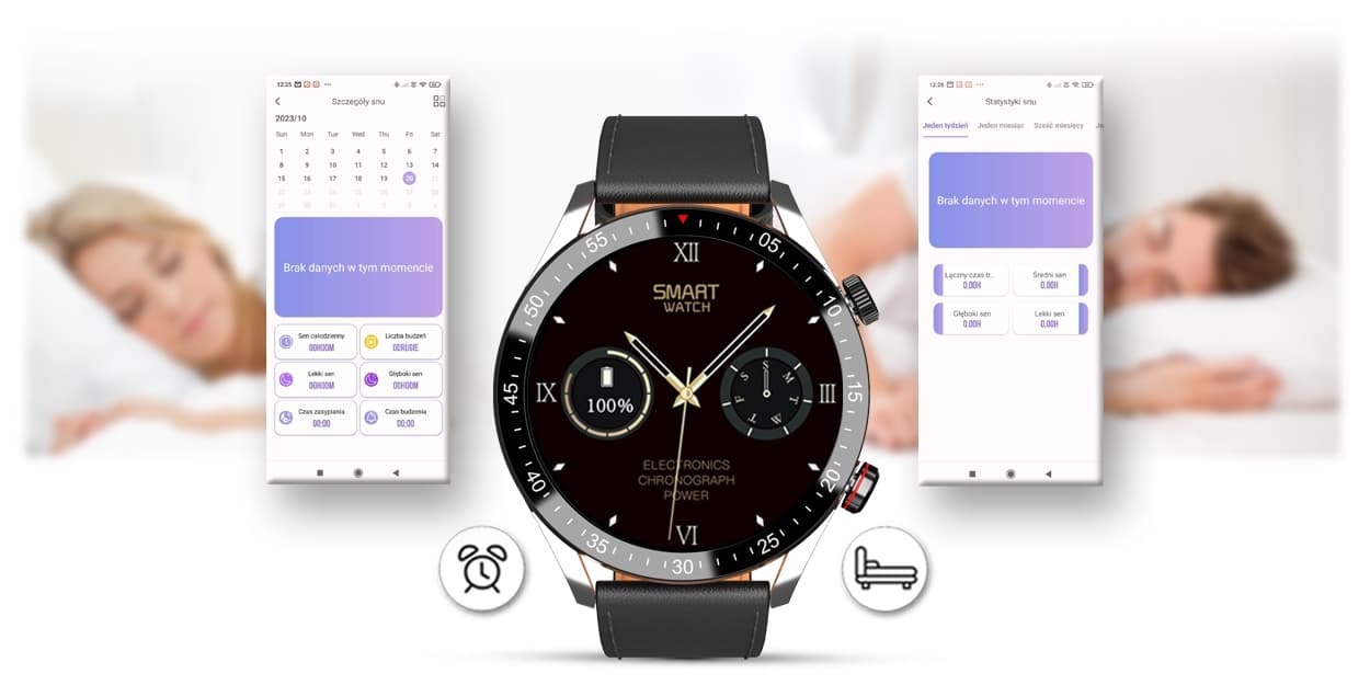 Męski Smartwatch Gravity GT4-5 z monitoringiem aktywności ⌚️