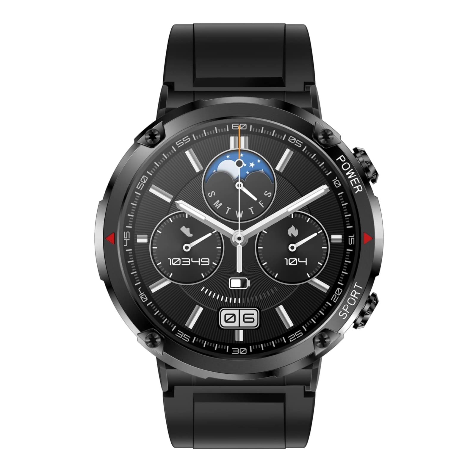 Elegancki Smartwatch Gravity GT21-5 Granatowy Pasek Silikonowy 🕰️