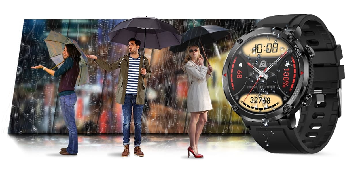 Elegancki Smartwatch Gravity GT21-5 Granatowy Pasek Silikonowy 🕰️