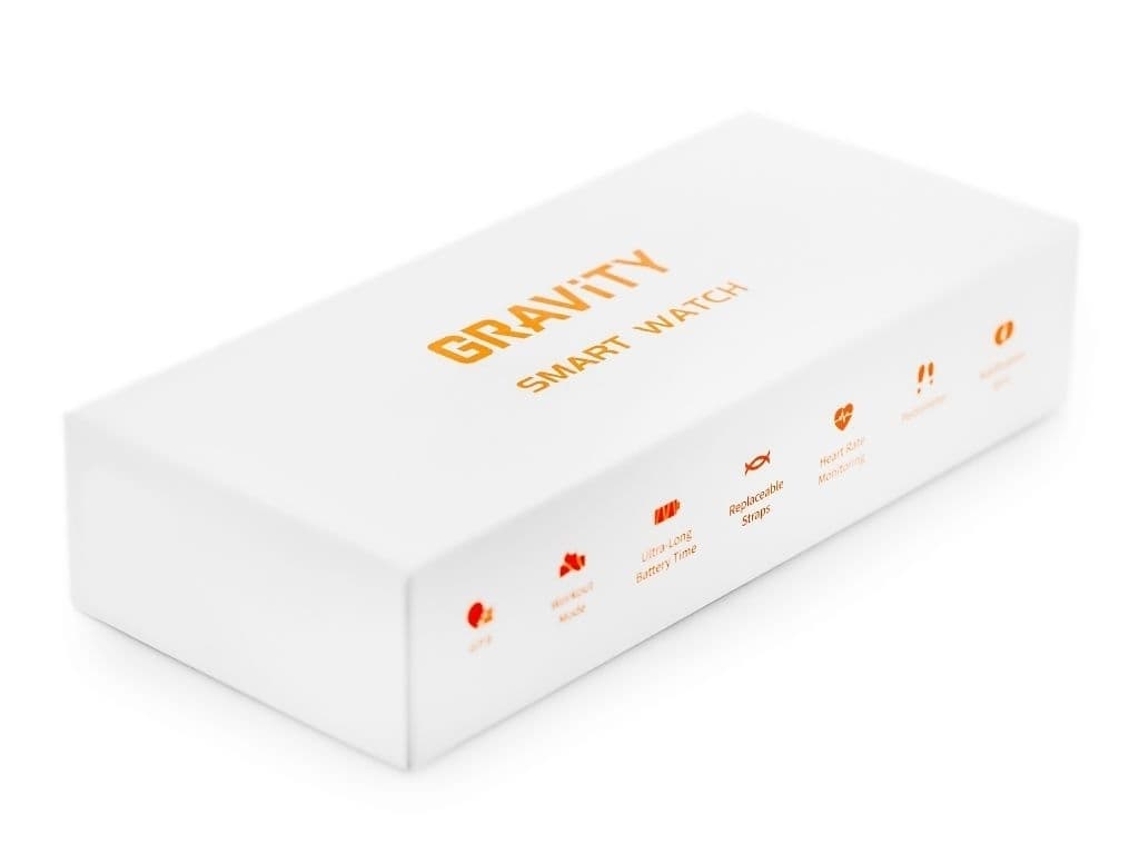 Elegancki Smartwatch Gravity GT21-5 Granatowy Pasek Silikonowy 🕰️