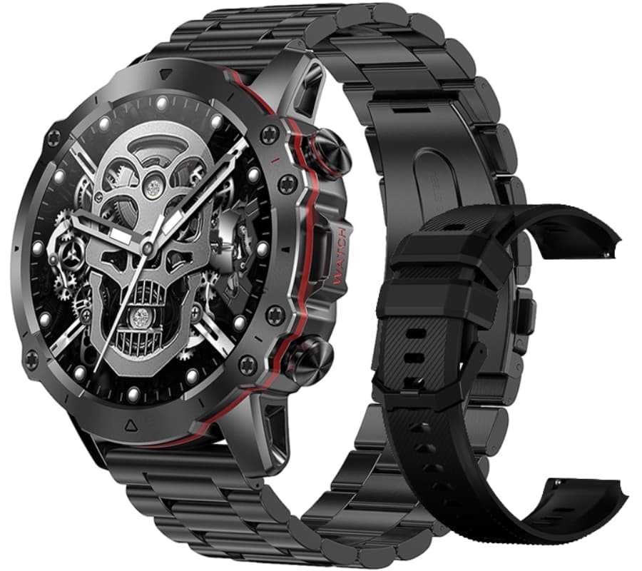 Smartwatch męski Rubicon RNCF18-1 z dodatkowym paskiem ⌚