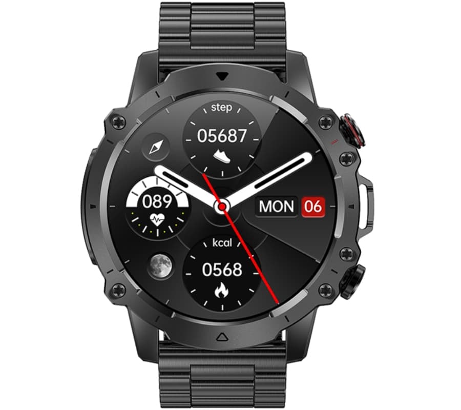 Smartwatch męski Rubicon RNCF18-1 z dodatkowym paskiem ⌚
