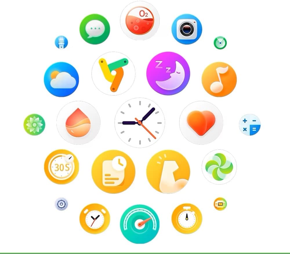 Elegancki damski smartwatch Rubicon-RNCF35 srebrny z paskiem ✨