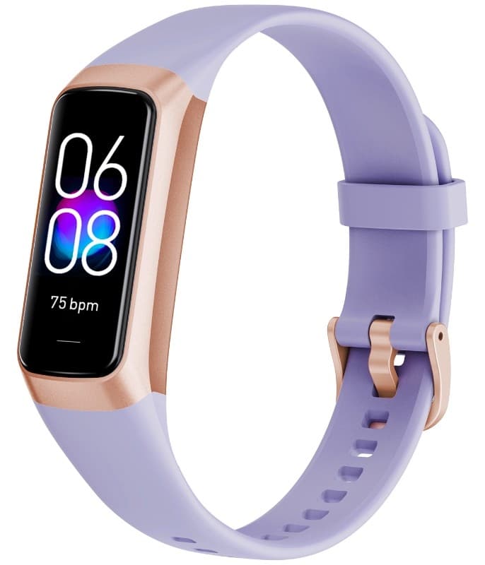Stylowy damski smartband RUBICON RNCF05 Rose-Berry 🌹