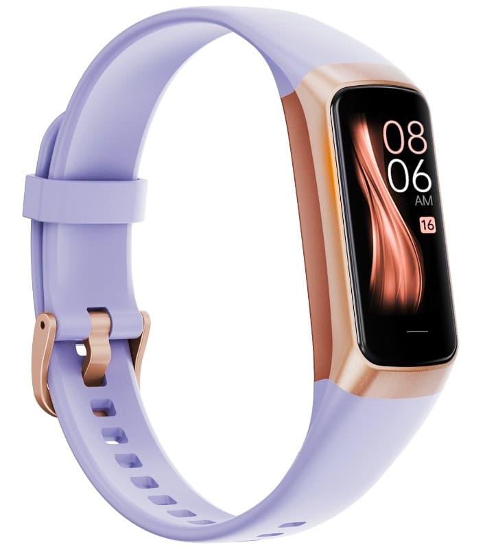 Stylowy damski smartband RUBICON RNCF05 Rose-Berry 🌹