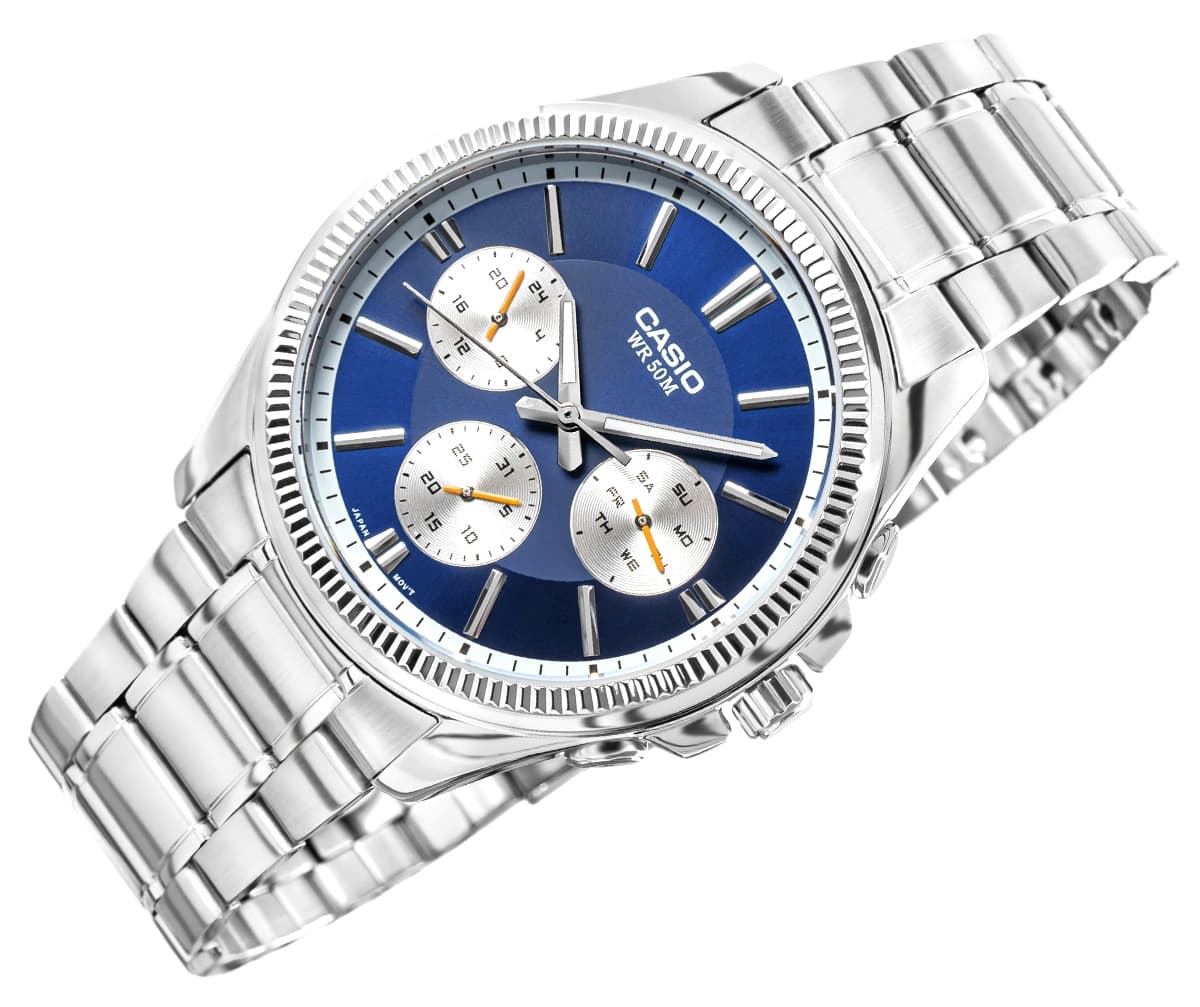 CASIO Elegancki Zegarek Męski MTP-1375D-2A1VDF z Boxem 🎁