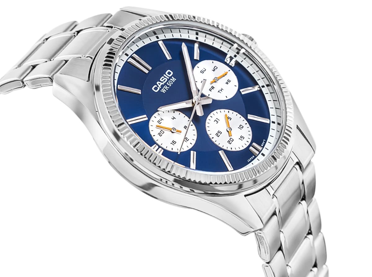 CASIO Elegancki Zegarek Męski MTP-1375D-2A1VDF z Boxem 🎁