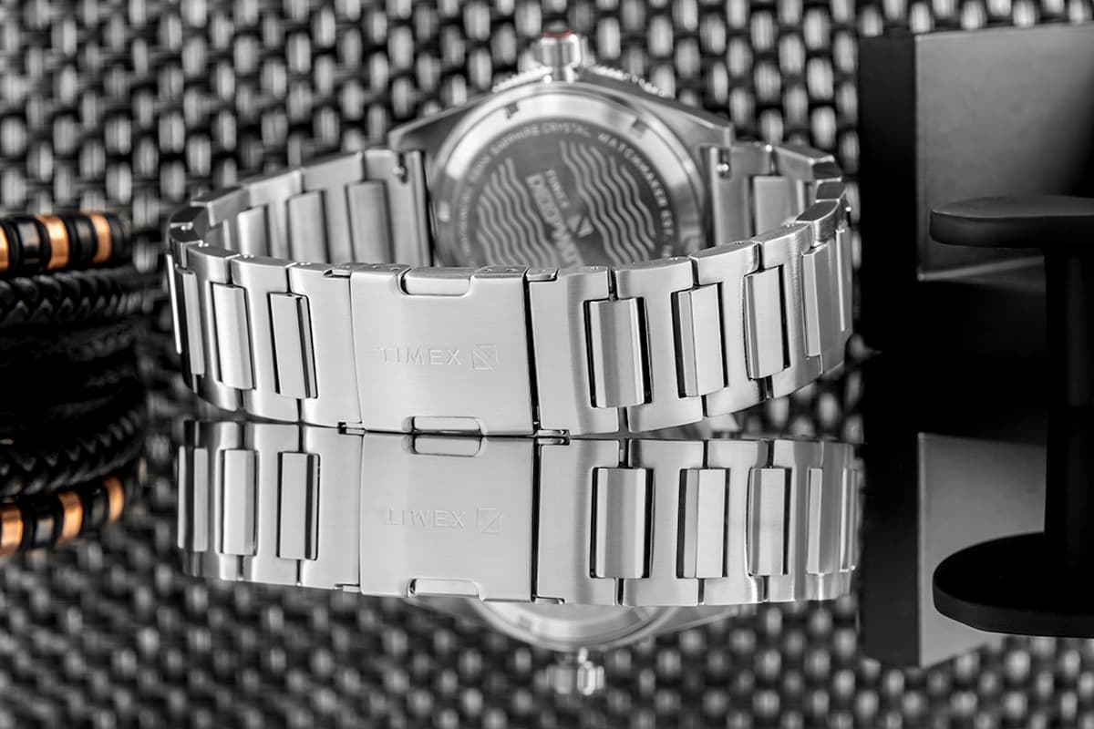 Elegancki Zegarek Męski TIMEX Deepwater Wodoodporny BOX ⌚