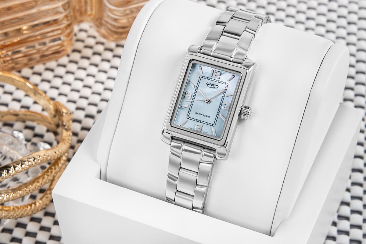 Elegancki zegarek damski CASIO LTP-1234DS-2ADF w pudełku 🎁