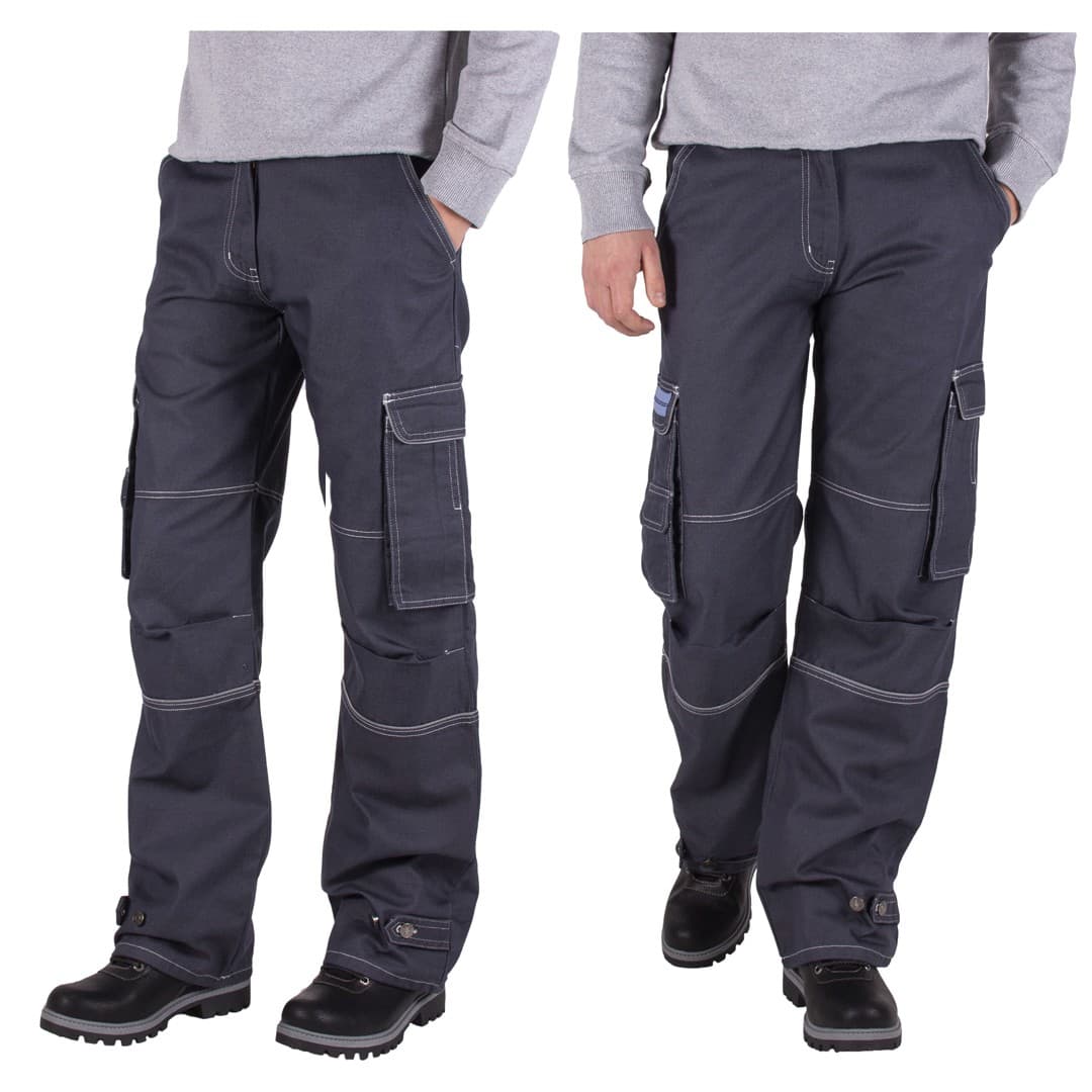 Męskie Jeansowe Bojówki FIRI - Wygodne Spodnie Robocze 46 🛠️