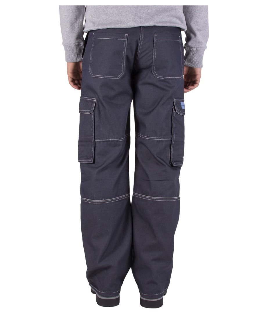 Męskie Jeansowe Bojówki FIRI - Wygodne Spodnie Robocze 46 🛠️