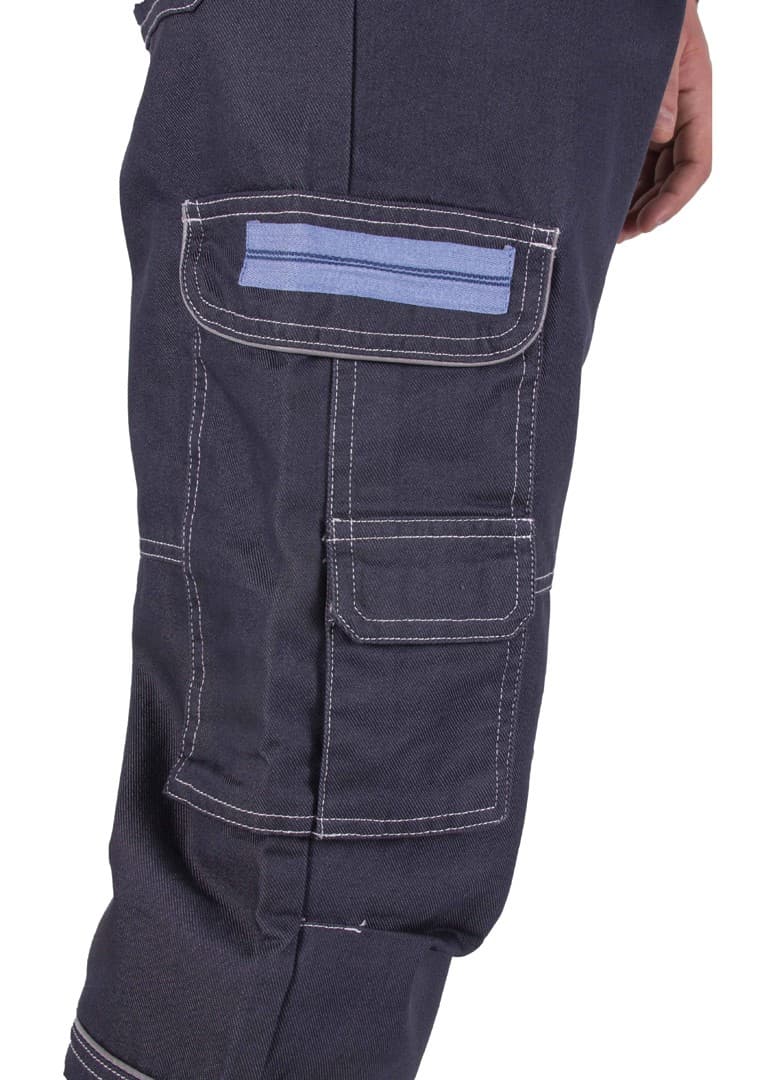 Męskie Jeansowe Bojówki FIRI - Wygodne Spodnie Robocze 46 🛠️