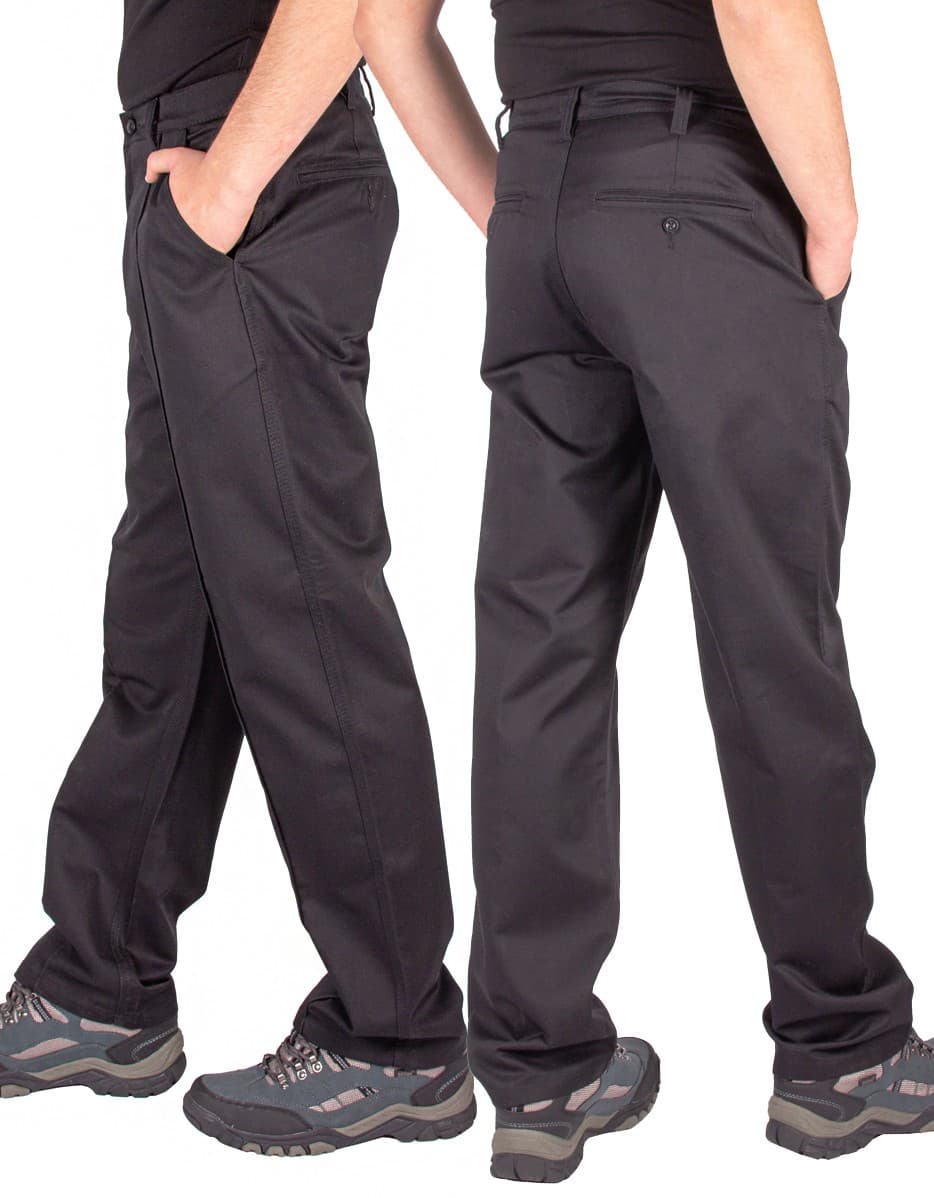 Męskie Spodnie Taktyczne W40-L30, Czarne, Styl Policyjny 🚔