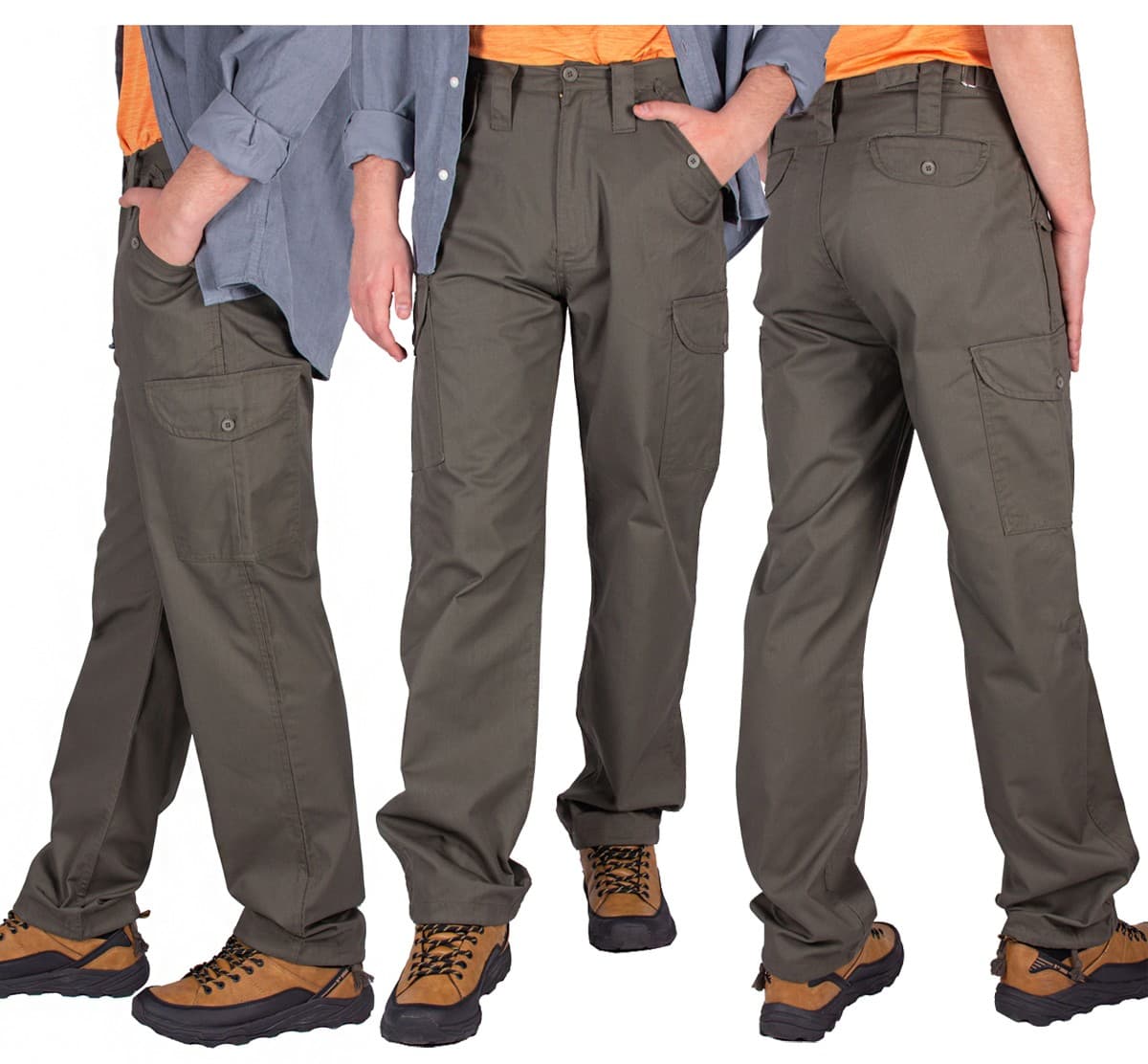 FIRI Zielone Bojówki Cargo: Taktyczne Spodnie Męskie 38 🛠️