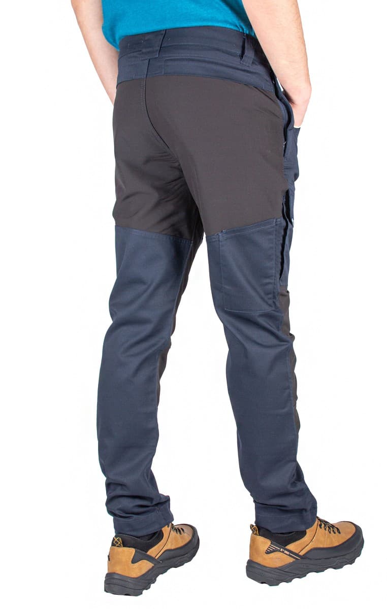 Elastyczne Spodnie Robocze Slim Męskie Granat L - Komfort Pracy 🛠️